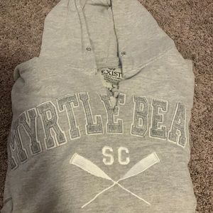 gray hoodie